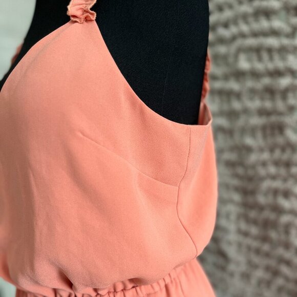Aritzia Wilfred Melodie Romper Orange Size Medium - Picture 7 of 16